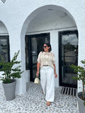 LORELEI CROCHET SHORT SLEEVE TOP