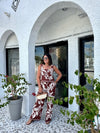 ARLO TROPICAL PRINT HIGH WAIST PANT