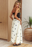 ELINA MIXED POLKA DOT MAXI DRESS