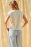 AMAYA WAIST DETAIL KNIT TOP
