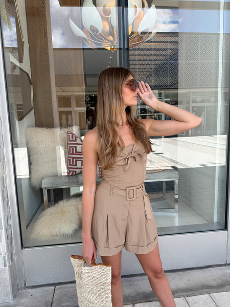 CAPRI STRAPLESS JUMPSUIT