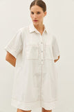 TERE A LINE SHIRT DRESS