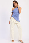 DESIREE ASYMMETRICALSHOULDER TUNIC TOP