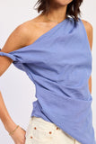 DESIREE ASYMMETRICALSHOULDER TUNIC TOP