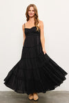 MARLENA RUFFLE TIERED MAXI DRESS