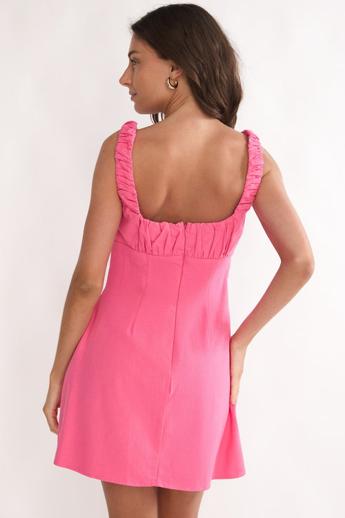 LANI BABYDOLL MINI DRESS