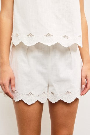 SAINT BARTS LINEN SHORTS