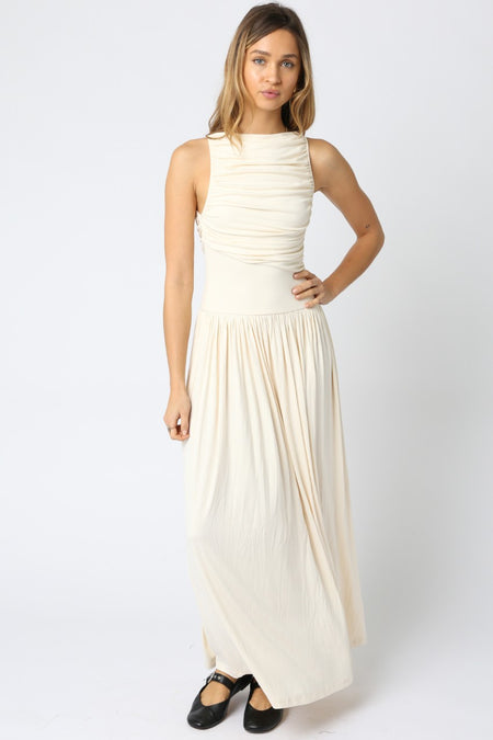 LUCIAN PLEATED MAXI SKIRT