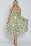 SILVIA FLORAL MIDI DRESS