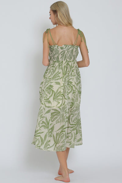 SILVIA FLORAL MIDI DRESS