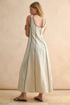 ERIN PIPING DETAIL MAXI DRESS