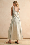 ERIN PIPING DETAIL MAXI DRESS