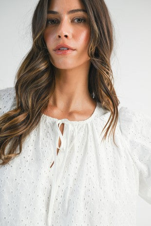 OLIVIA BUTTON DOWN MINI DRESS