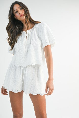 OLIVIA BUTTON DOWN MINI DRESS