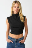 SARAH MOCK NECK TOP