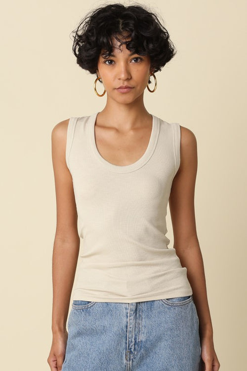 MIRANDA WIDE STRAP TANK TOP