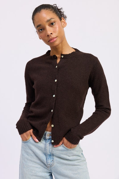 LOUELLE BUTTON UP CARDIGAN