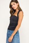 BELLABEE SIDE RUCHED TOP