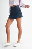 EVA DARK DENIM MINI SKORT