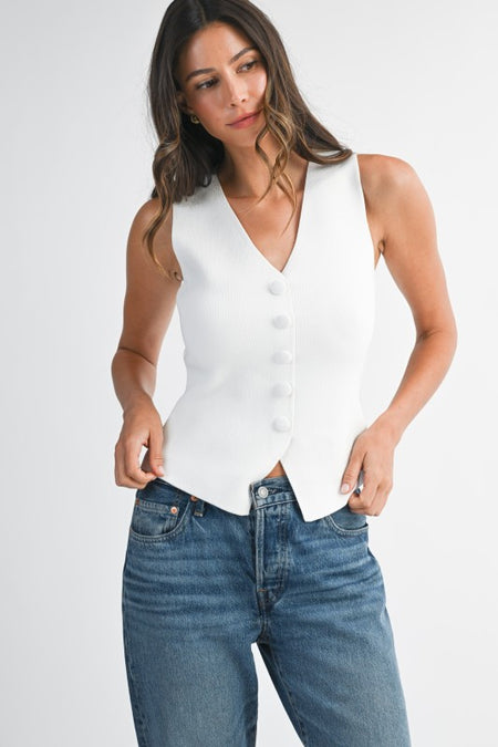 ALEXIA ONE SHOULDER KNIT TOP