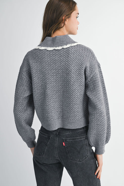 SORAYA CABLE KNIT CARDIGAN