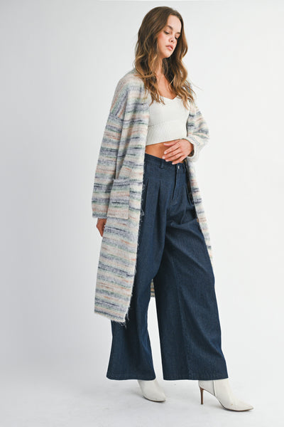 SOPHIA LONG CARDI WITH POCKETS
