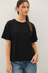 LILLA COTTON JERSEY T SHIRT