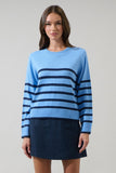 JANNIE STRIPPED LIGHT SWEATER
