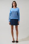 JANNIE STRIPPED LIGHT SWEATER