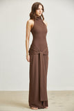 NAOMI HIGH NECK MAXI DRESS