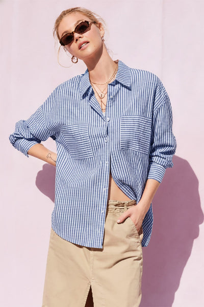ELENA STRIPED SHIRT