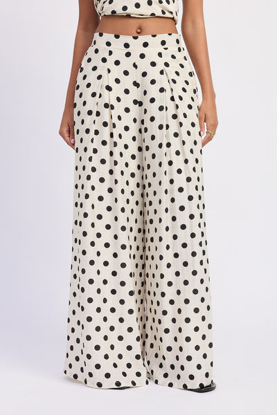 ASTRID POLKA DOT PALAZZO PANT