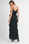 MILEY TIERED RUFFLED MAXI DRESS