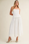 VALERIE CORSET LINED STRAPLESS DRESS