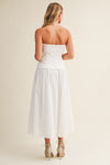 VALERIE CORSET LINED STRAPLESS DRESS
