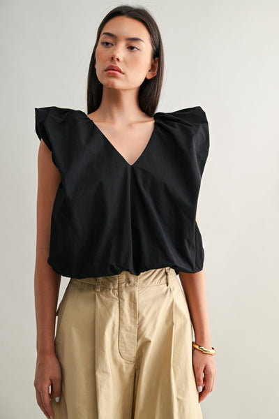 PAULINE POPLIN TOP