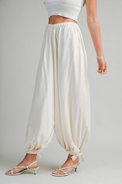 EMMA BALLOON PANT WITH ANKLE TIE