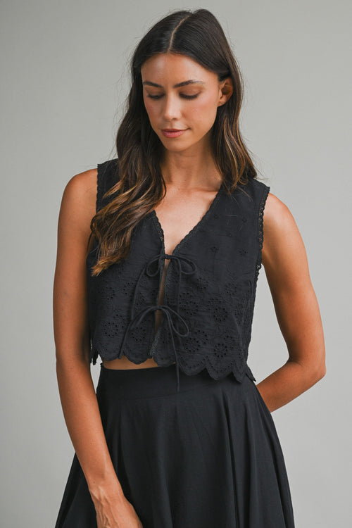 MARINA FRONT TIE TOP