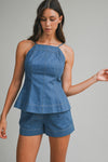 KAIA DENIM SHORTS