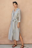 CHARLIE STRIPED SHIRT DRESS