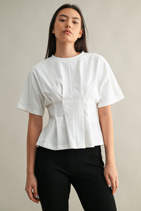 GRACE SHEER BUTTON DOWN SHIRT