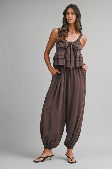 BAYLEN DRAWSTRING DENIM TROUSER