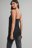 LANA ASYMMETRIC LACE CAMI TOP
