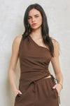 JASPER ONE SHOULDER  ASYMMETRIC TOP