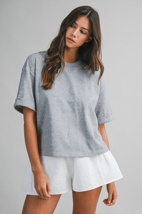 JULIETTE FRENCH TERRY TOP