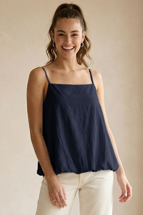ELSA BUBBLE HEM CAMI TOP