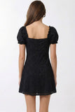 ELISSA PUFF SLEEVE MINI DRESS