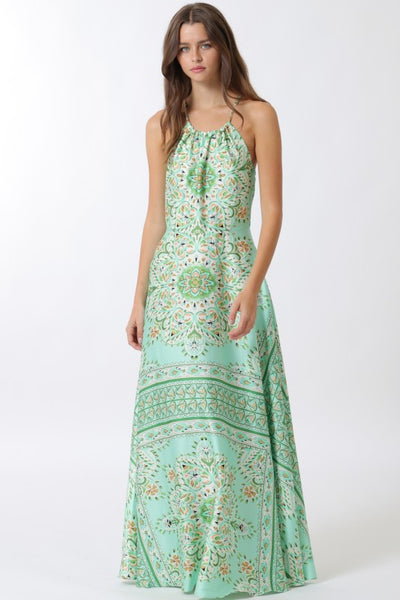 NINA HALTER MAXI DRESS