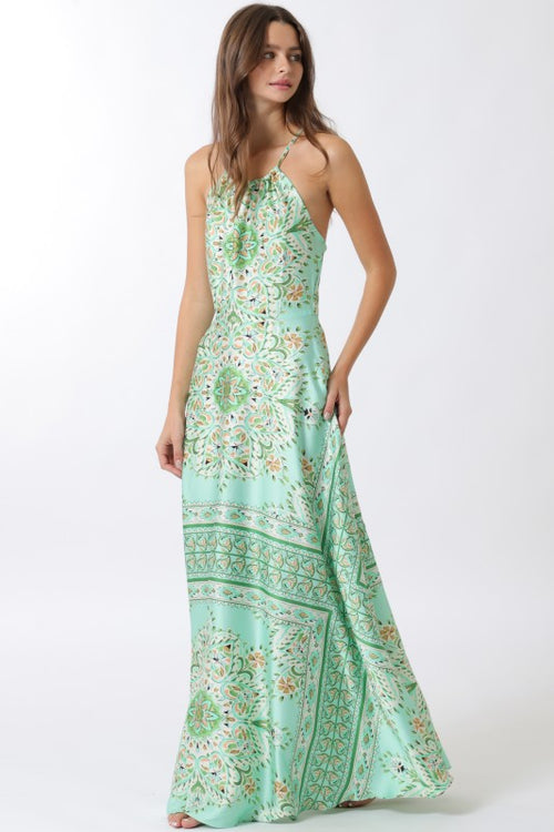 NINA HALTER MAXI DRESS