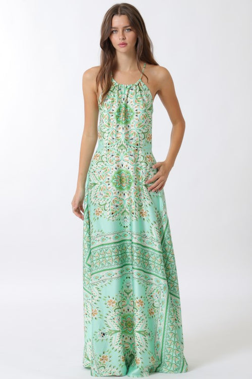 NINA HALTER MAXI DRESS